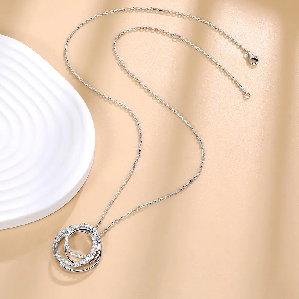 M-JAJA Moissanite Pendant Neck - Layered Necklace Set review and price