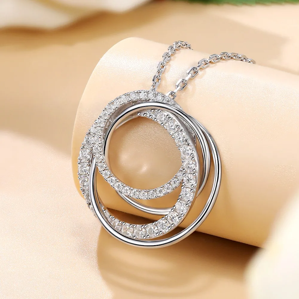 M-JAJA Moissanite Pendant Neck - Layered Necklace Set review and price
