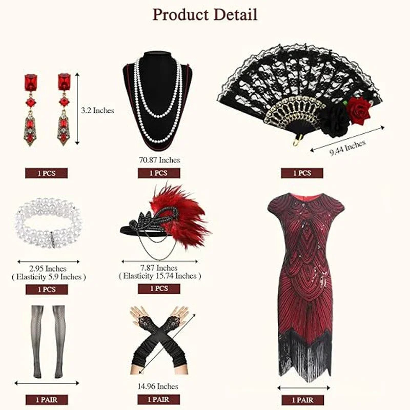 1920s Dresses for Women Flappe - Women'S Accessories In The 1920S review and price