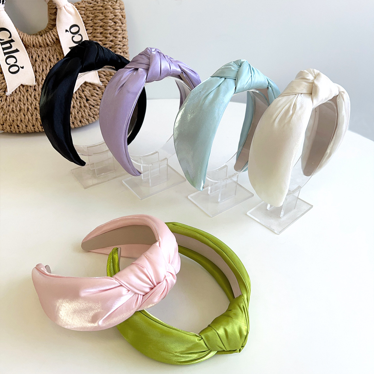 Elegant Silk Satin Headband fo - Women Accessories Shop Design review and price