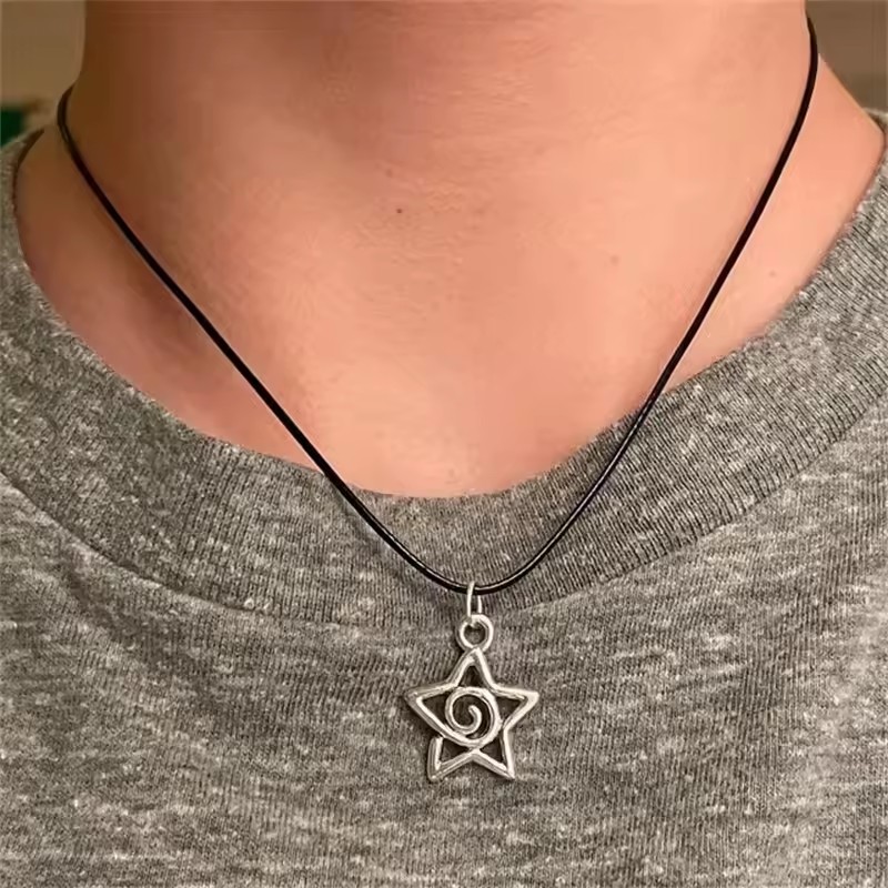 Gothic Black Cross Star Pendan - Women'S Emo Accessories review and price