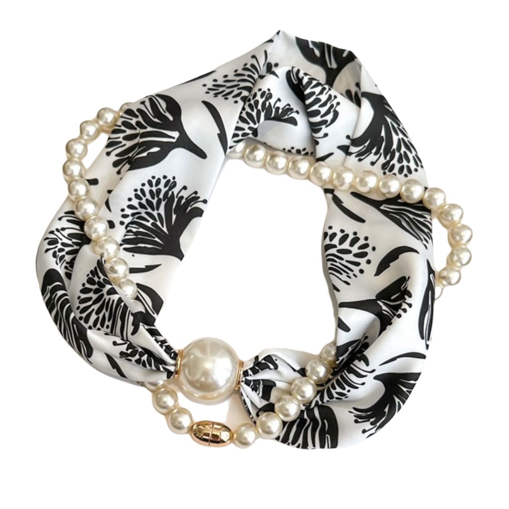 Silk Material Magnetic Pearl S - Women'S Accessories For Neck review and price